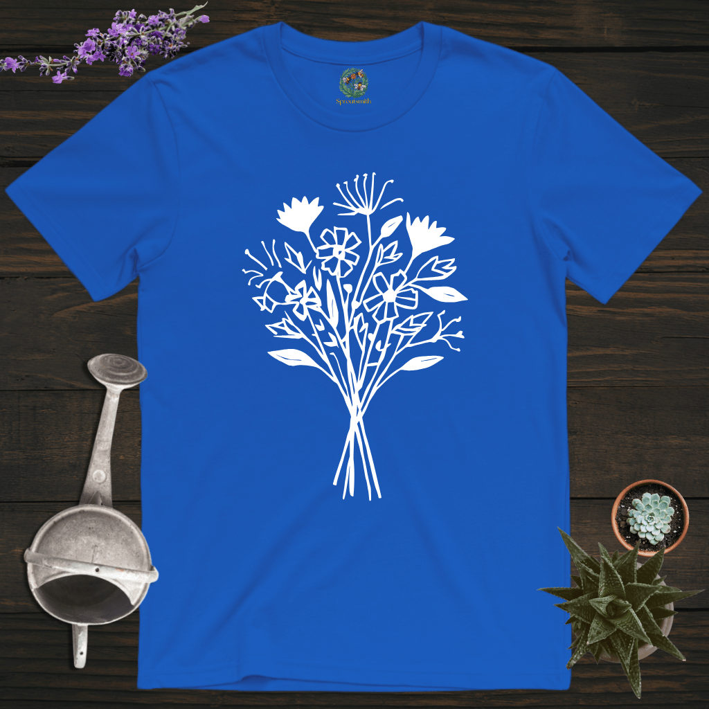 Sproutsmith T-Shirt Royal / S Bouquet T-Shirt