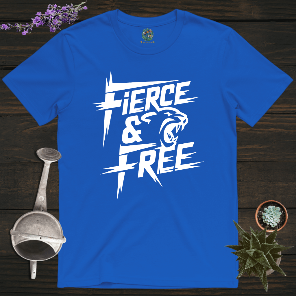 Sproutsmith T-Shirt Royal / S Fierce and Free T-Shirt