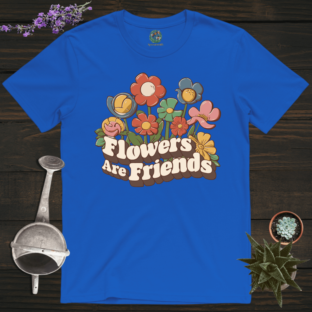 Sproutsmith T-Shirt Royal / S Flowers Are Friends T-Shirt
