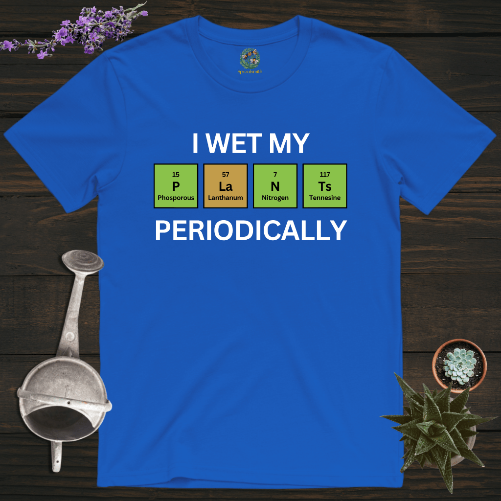 Sproutsmith T-Shirt Royal / S I Wet My Plants T-Shirt