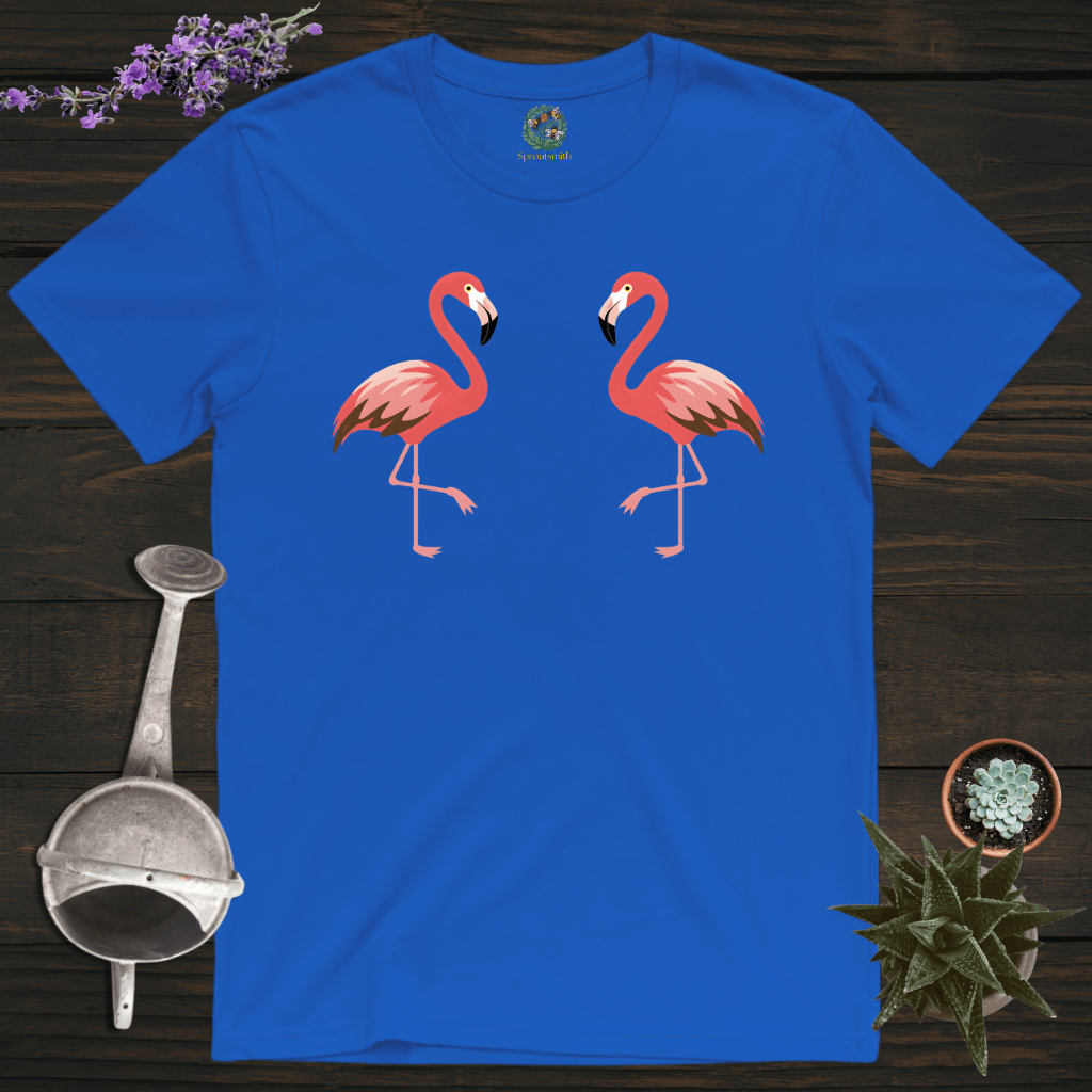 Sproutsmith T-Shirt Royal / S Pink Flamingo T-Shirt