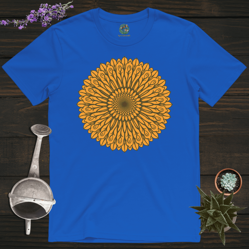Sproutsmith T-Shirt Royal / S Sunflower Mandala T-Shirt