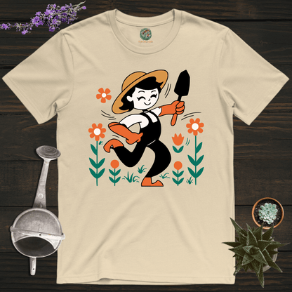 Sproutsmith T-Shirt Sand / S Dancing Gardener T-Shirt