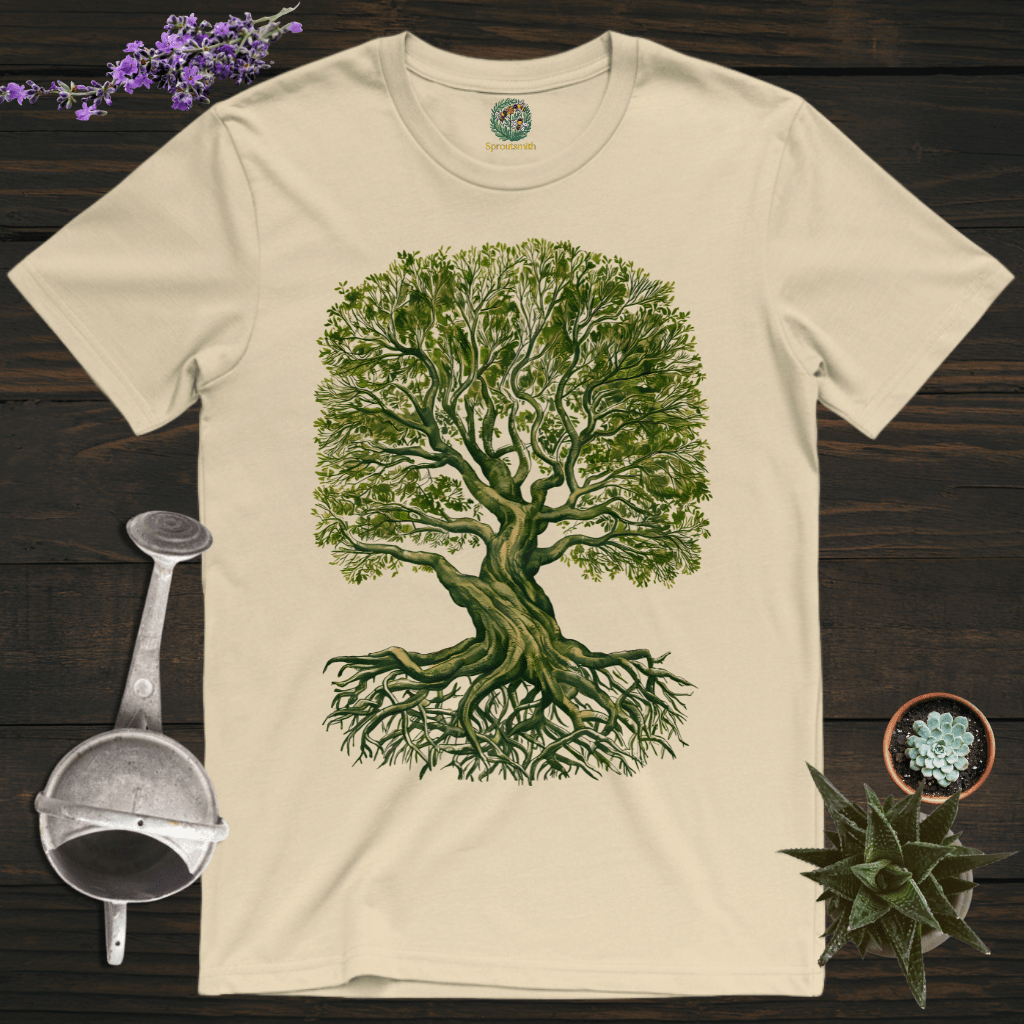 Sproutsmith T-Shirt Sand / S Monochrome Tree T-Shirt