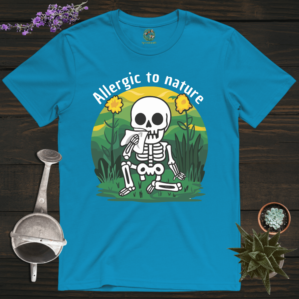 Sproutsmith T-Shirt Sapphire / S Allergic to Nature T-Shirt