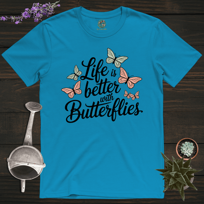 Sproutsmith T-Shirt Sapphire / S Better With Butterflies T-Shirt