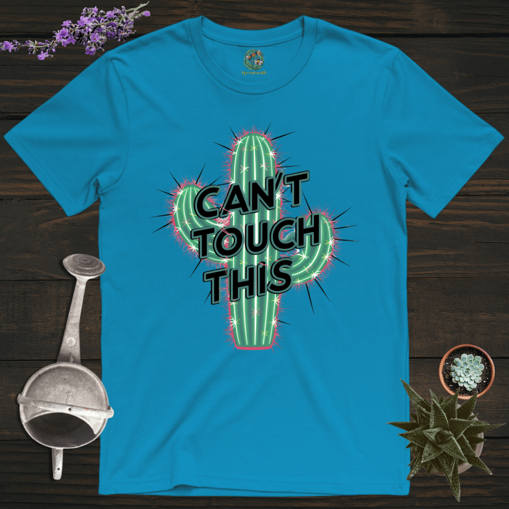 Sproutsmith T-Shirt Sapphire / S Can't Touch This Cactus T-Shirt