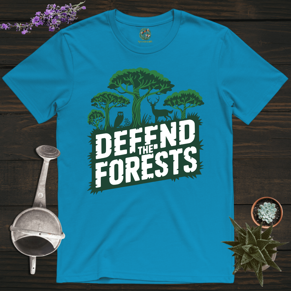 Sproutsmith T-Shirt Sapphire / S Defend the Forests T-Shirt