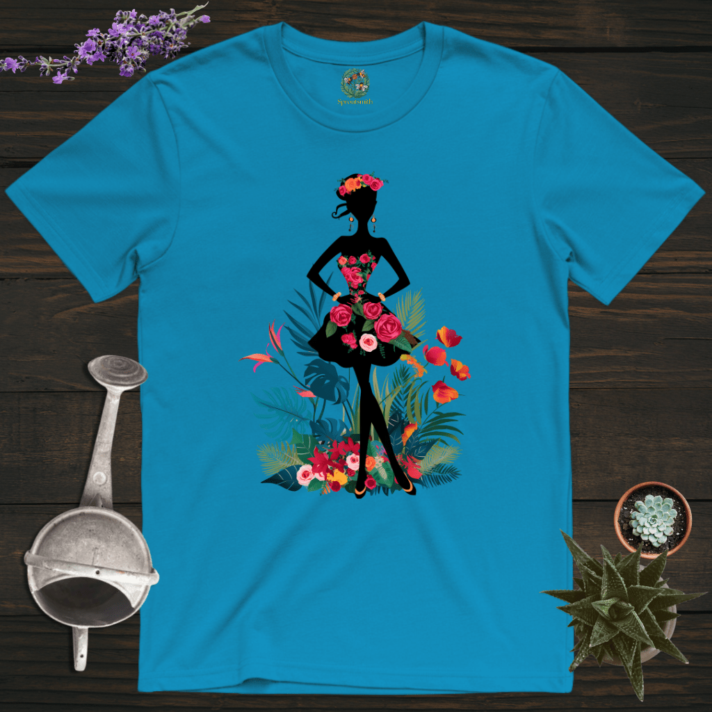 Sproutsmith T-Shirt Sapphire / S Floral Lady T-Shirt