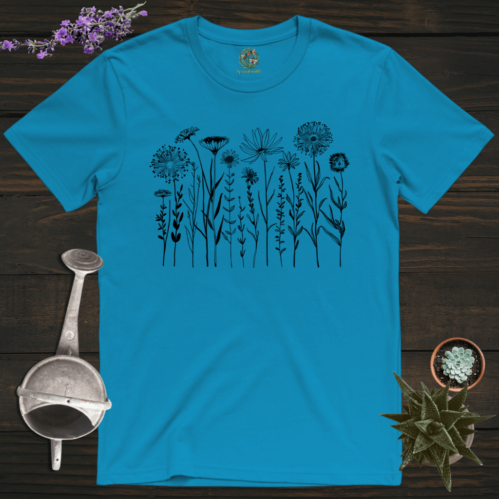 Sproutsmith T-Shirt Sapphire / S Midnight Garden T-Shirt