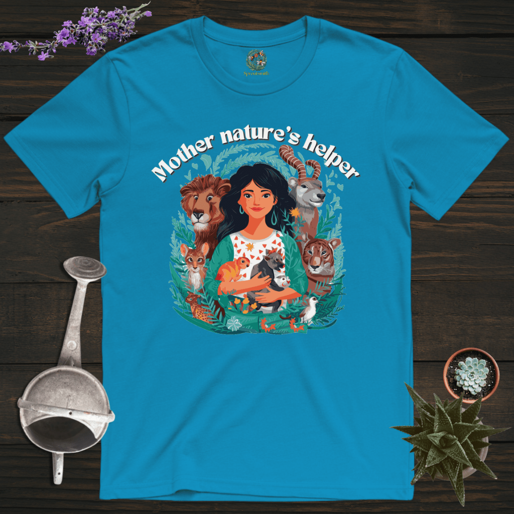 Sproutsmith T-Shirt Sapphire / S Mother Nature's Helper T-Shirt