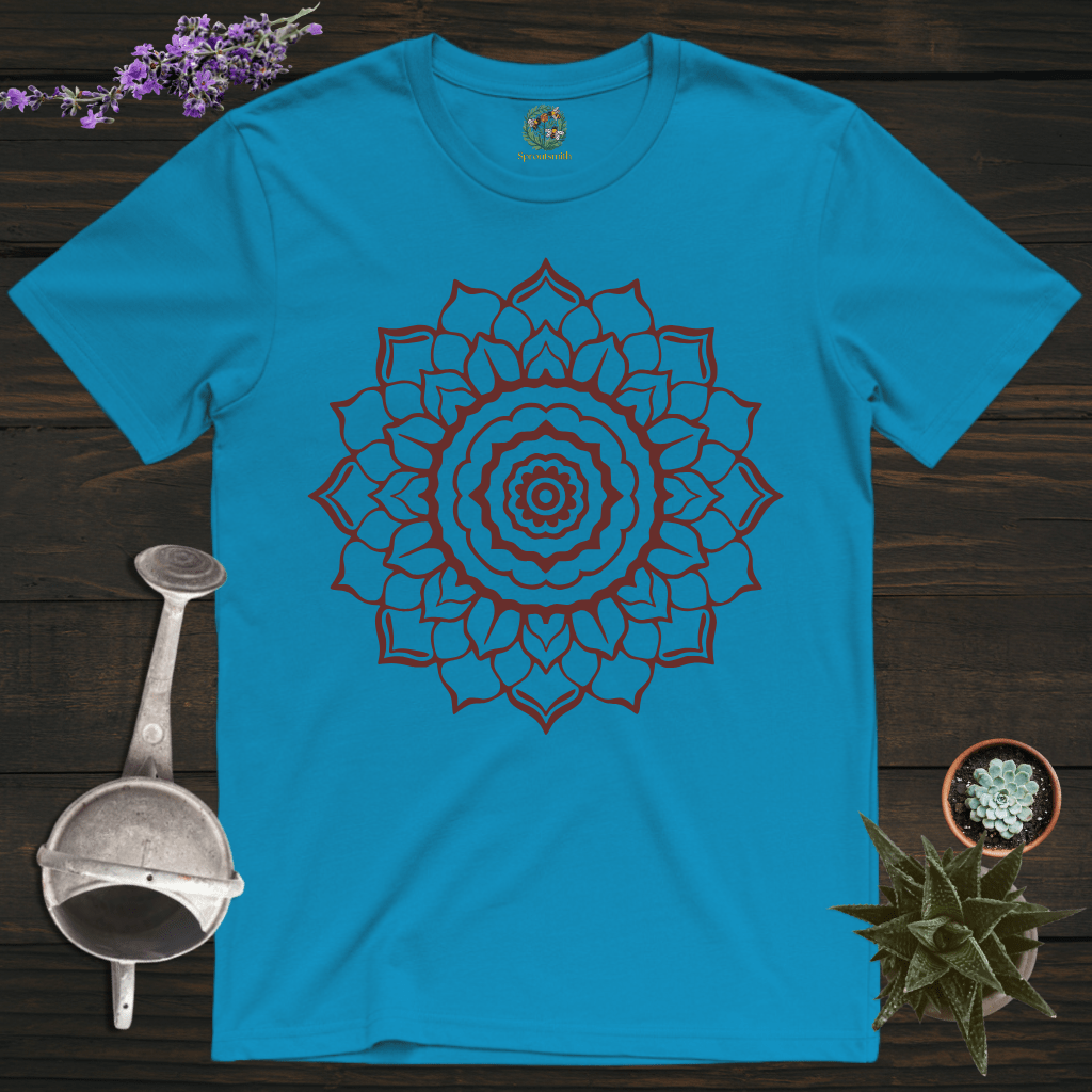 Sproutsmith T-Shirt Sapphire / S Rose Mandala T-Shirt