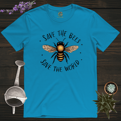 Sproutsmith T-Shirt Sapphire / S Save the Bees T-Shirt