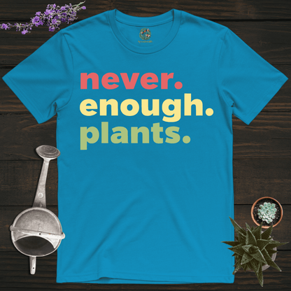 Sproutsmith T-Shirt Sapphire / S There's Never Enough Plants T-Shirt
