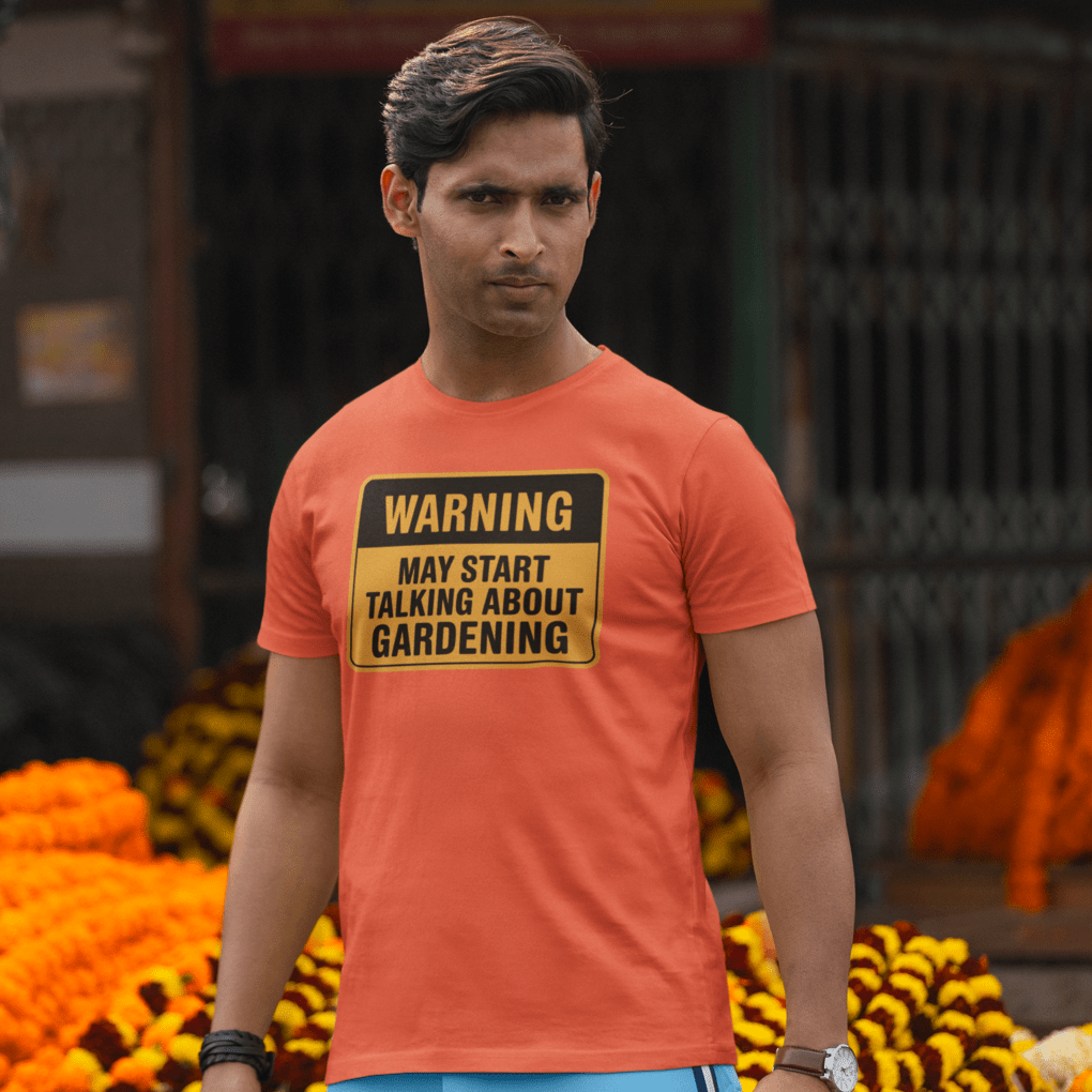 Sproutsmith T-Shirt Talking About Gardening Warning T-Shirt