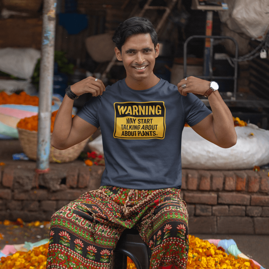 Sproutsmith T-Shirt Talking About Plants Warning T-Shirt