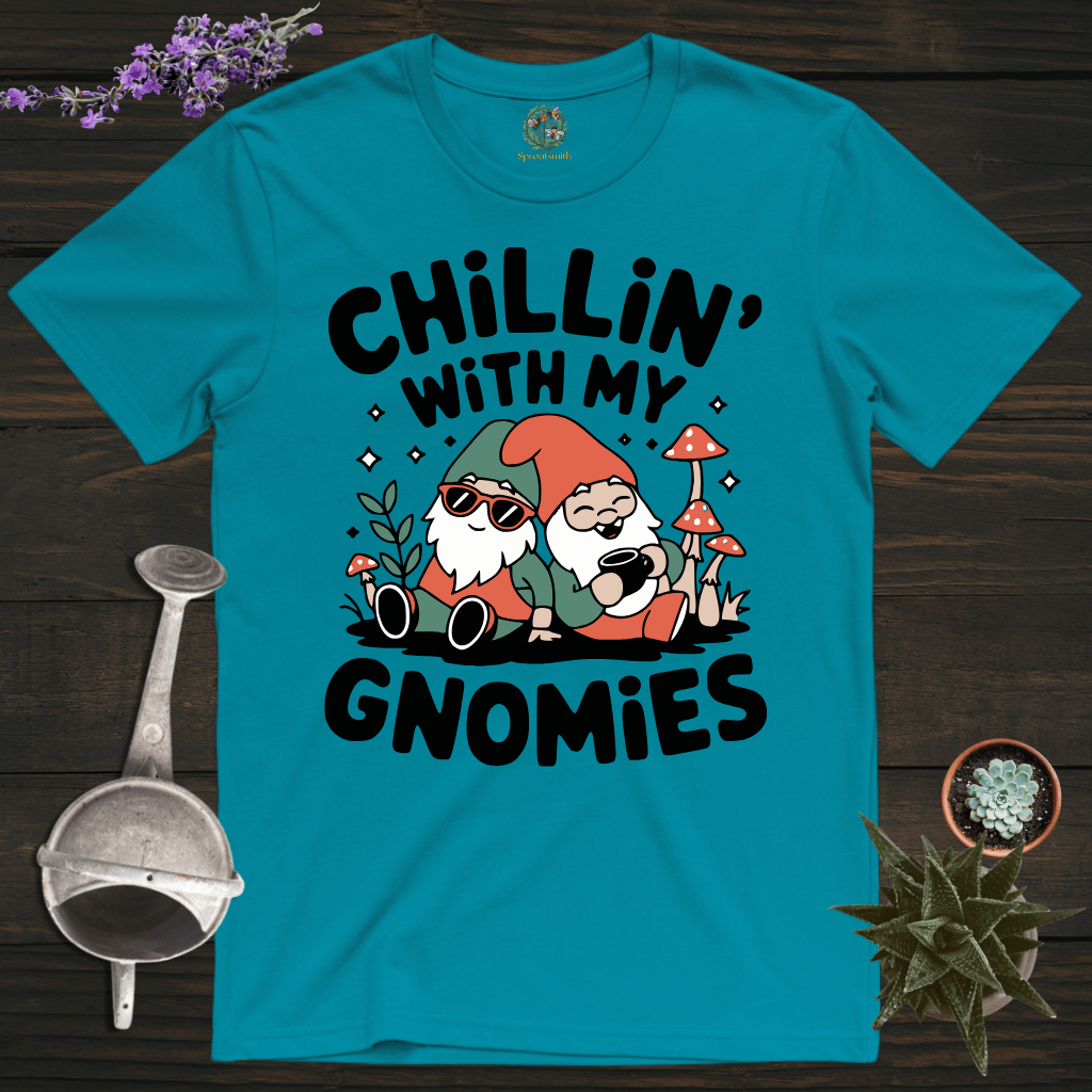 Sproutsmith T-Shirt Tropical Blue / S Chillin’ With My Gnomies T-Shirt