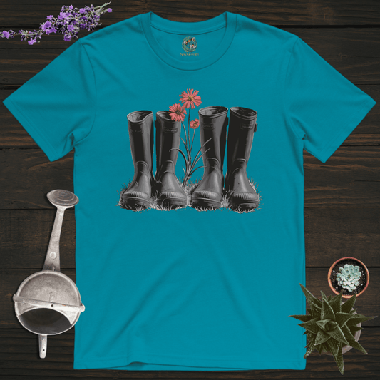 Sproutsmith T-Shirt Tropical Blue / S Couple of Wellies T-Shirt