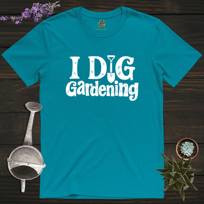 Sproutsmith T-Shirt Tropical Blue / S I Dig Gardening T-Shirt