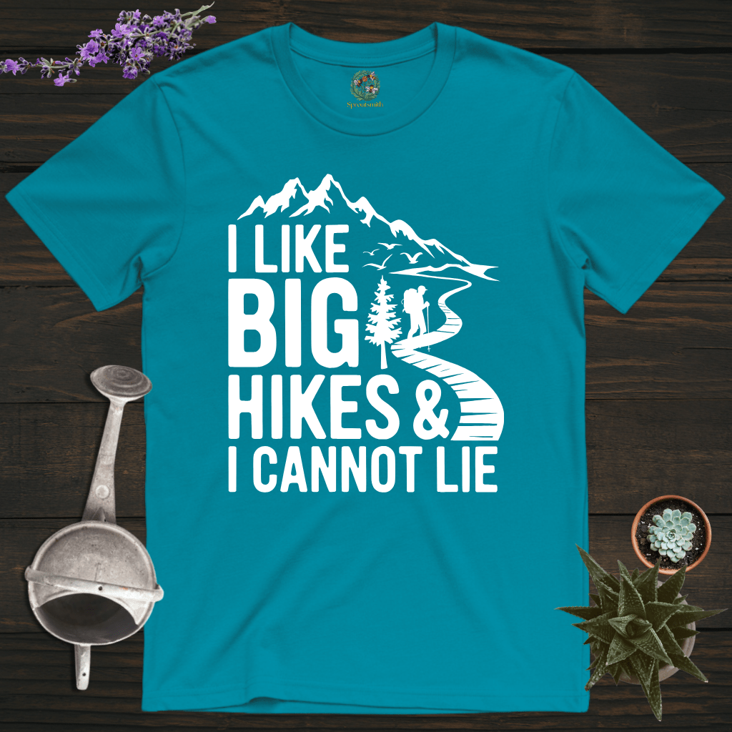Sproutsmith T-Shirt Tropical Blue / S I Like Big Hikes T-Shirt
