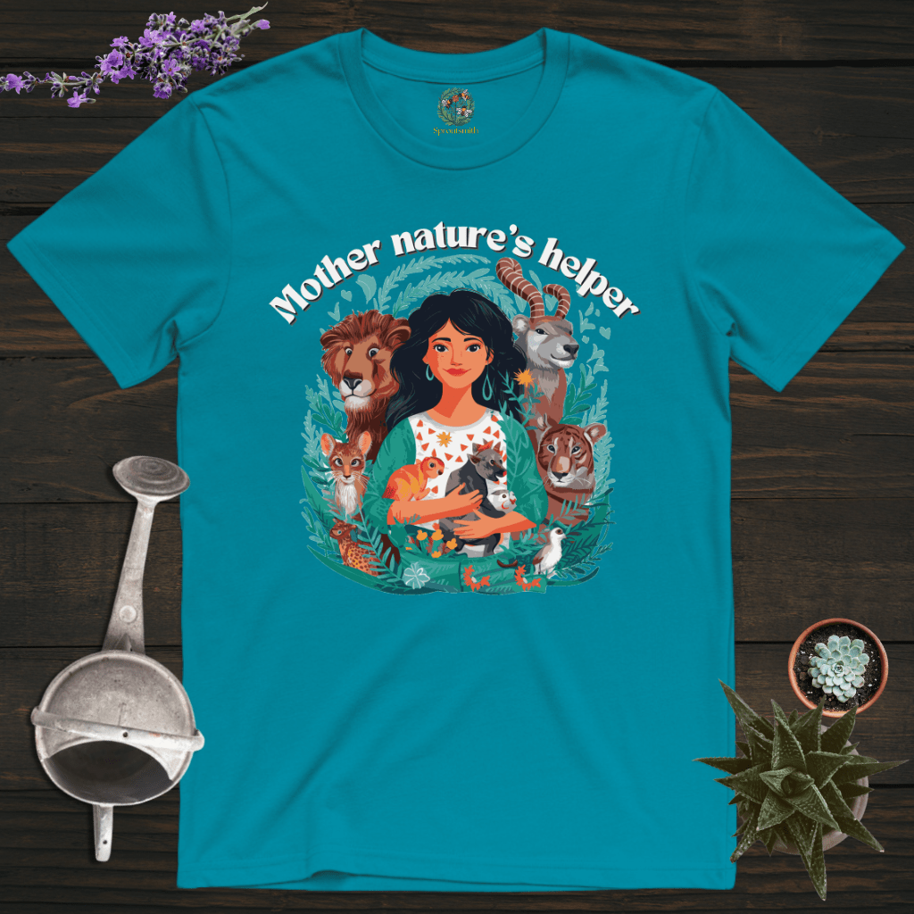 Sproutsmith T-Shirt Tropical Blue / S Mother Nature's Helper T-Shirt