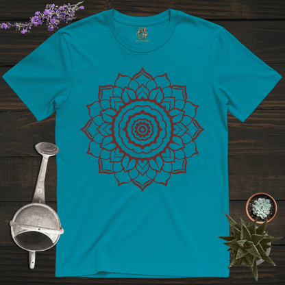 Sproutsmith T-Shirt Tropical Blue / S Rose Mandala T-Shirt