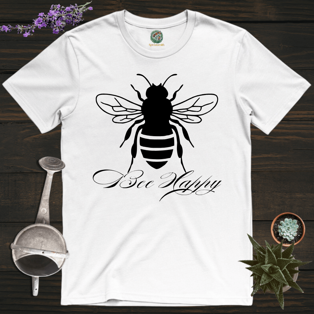 Sproutsmith T-Shirt White / S Bee Happy T-Shirt