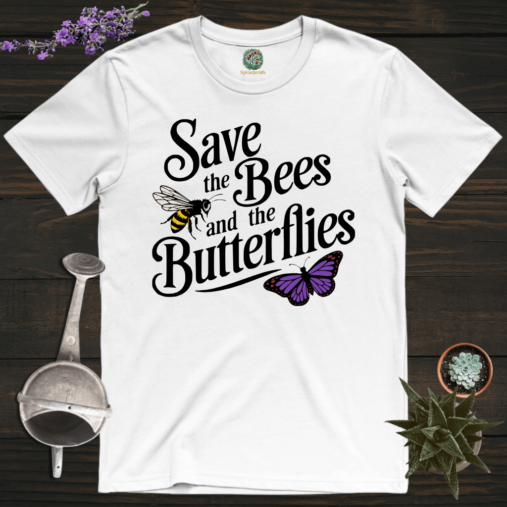 Sproutsmith T-Shirt White / S Bees and Butterflies T-Shirt