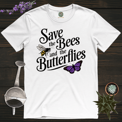 Sproutsmith T-Shirt White / S Bees and Butterflies T-Shirt