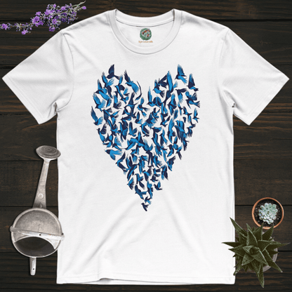 Sproutsmith T-Shirt White / S Blue Birds T-Shirt