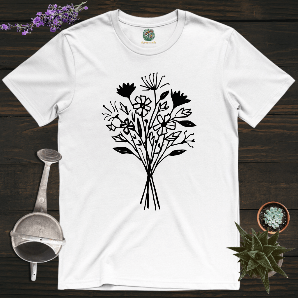 Sproutsmith T-Shirt White / S Bouquet T-Shirt