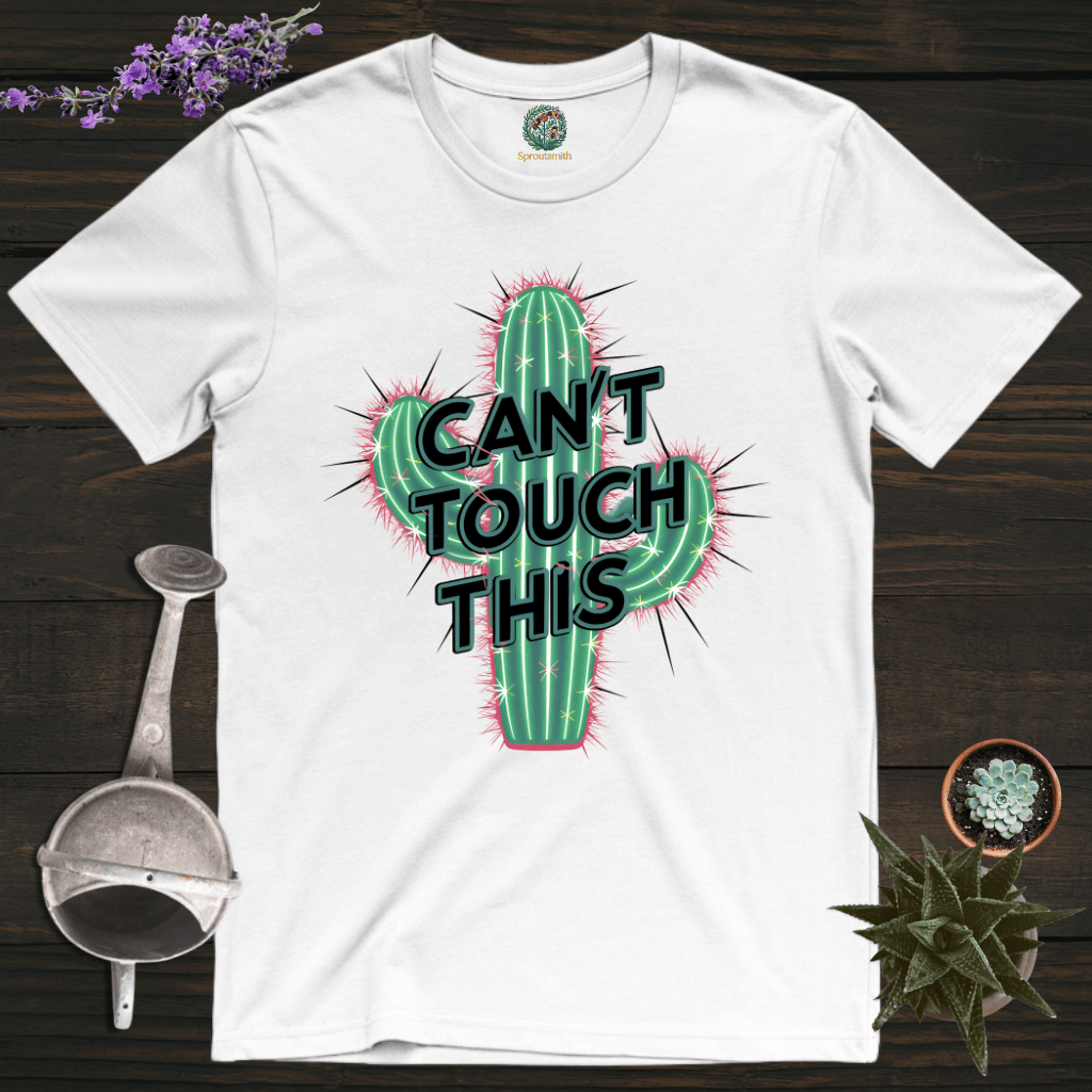 Sproutsmith T-Shirt White / S Can't Touch This Cactus T-Shirt