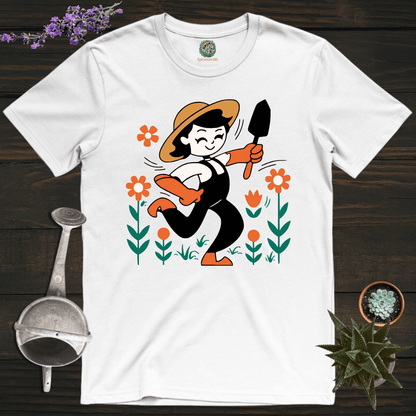 Sproutsmith T-Shirt White / S Dancing Gardener T-Shirt