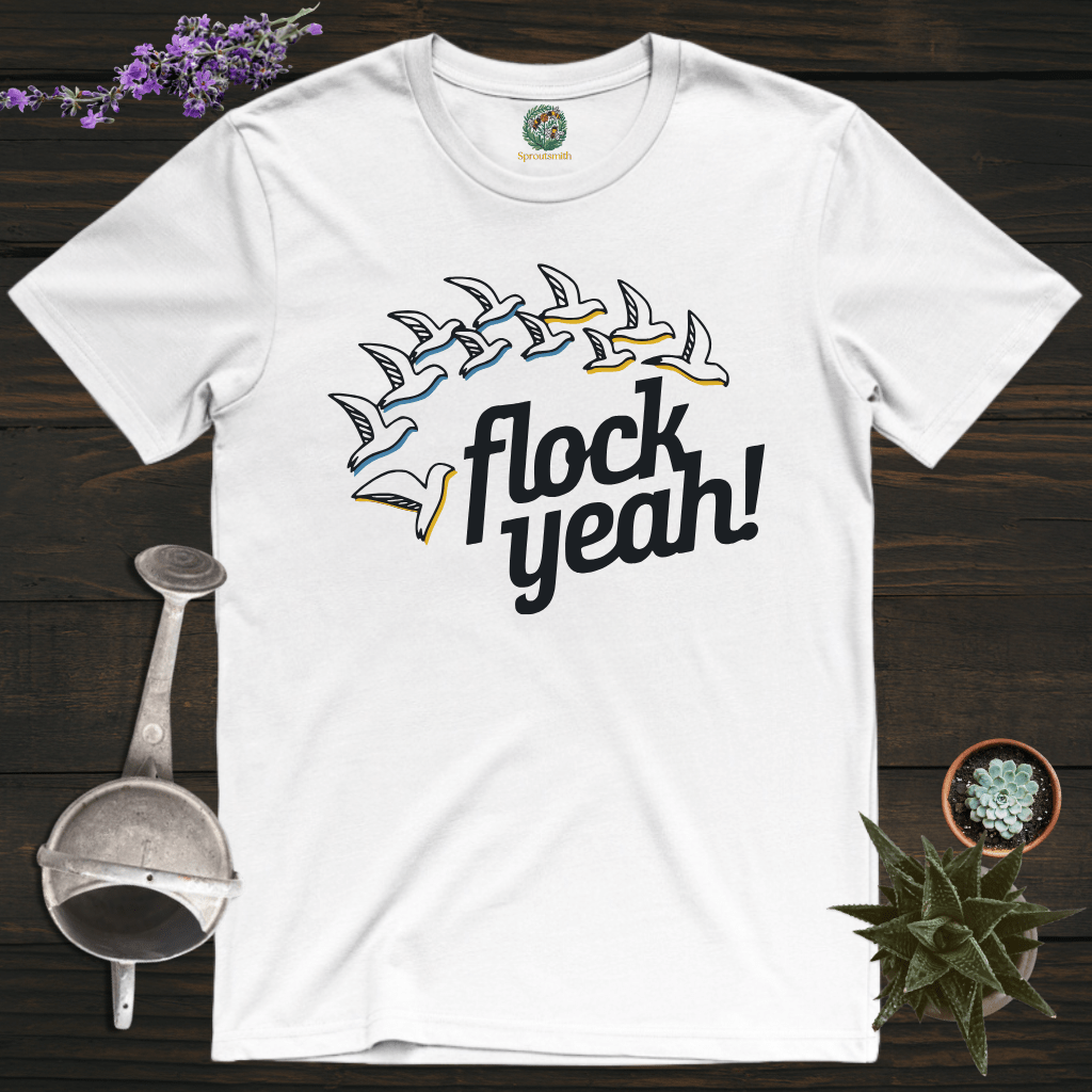 Sproutsmith T-Shirt White / S Flock Yeah T-Shirt