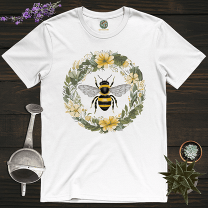 Sproutsmith T-Shirt White / S Floral Bee T-Shirt