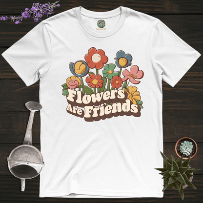 Sproutsmith T-Shirt White / S Flowers Are Friends T-Shirt