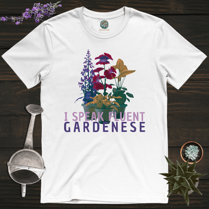 Sproutsmith T-Shirt White / S Fluent Gardenese T-Shirt