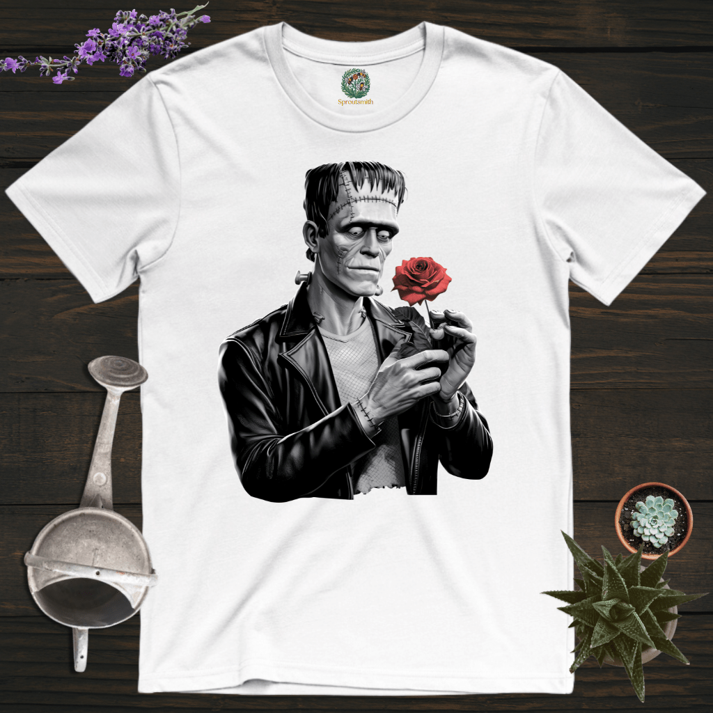 Sproutsmith T-Shirt White / S Frankenstein's Rose T-Shirt