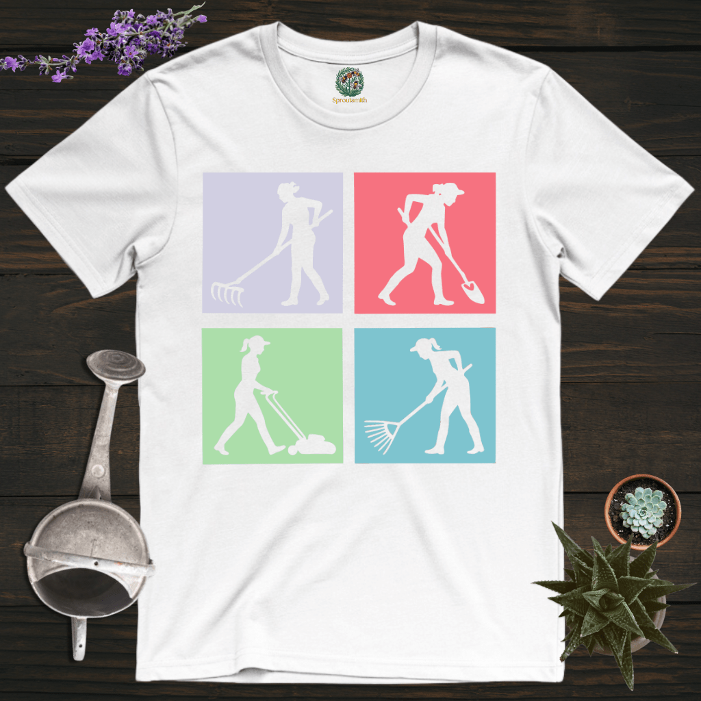 Sproutsmith T-Shirt White / S Garden Work T-Shirt