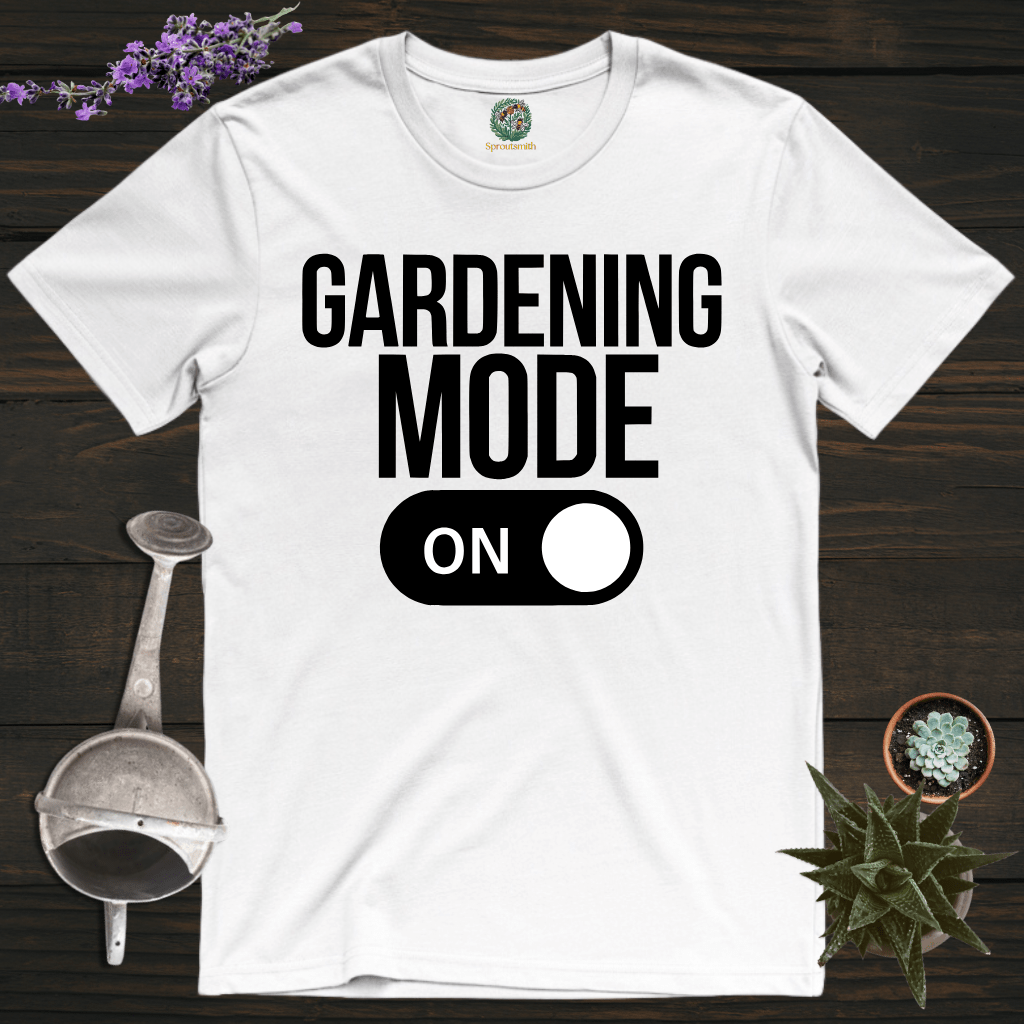 Sproutsmith T-Shirt White / S Gardening Mode On T-Shirt
