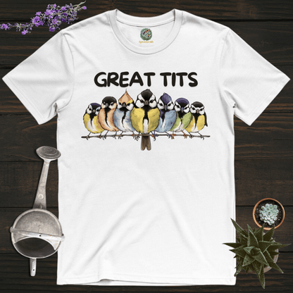 Sproutsmith T-Shirt White / S Great Tits T-Shirt