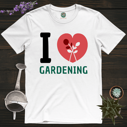 Sproutsmith T-Shirt White / S I Heart Gardening T-Shirt