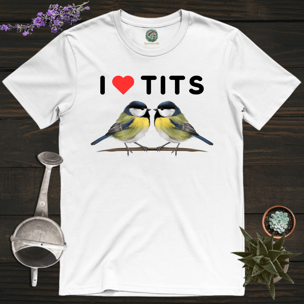 Sproutsmith T-Shirt White / S I Love Tits T-Shirt