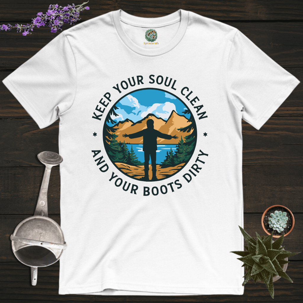 Sproutsmith T-Shirt White / S Keep Your Soul Clean T-Shirt