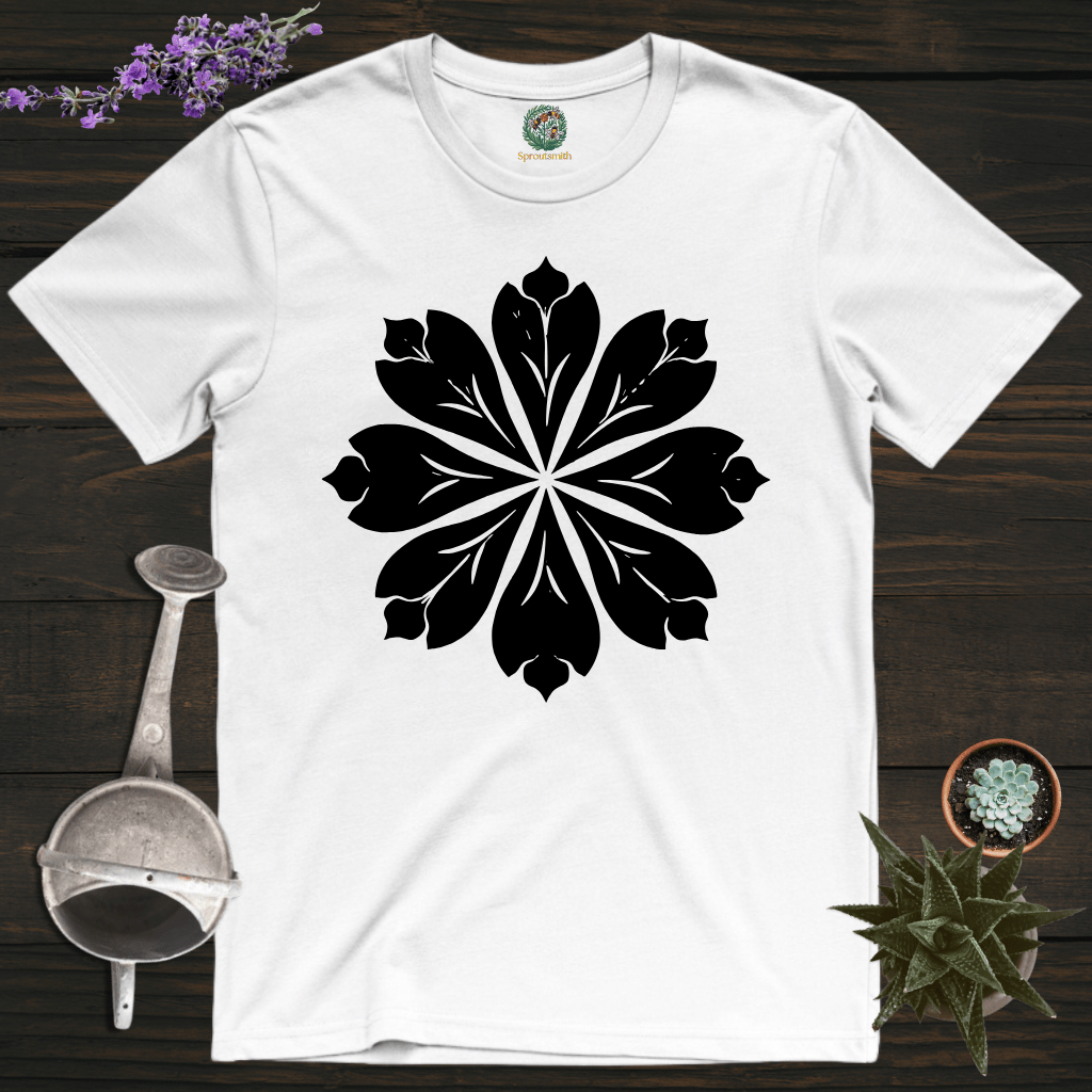 Sproutsmith T-Shirt White / S Leaf Motif T-Shirt