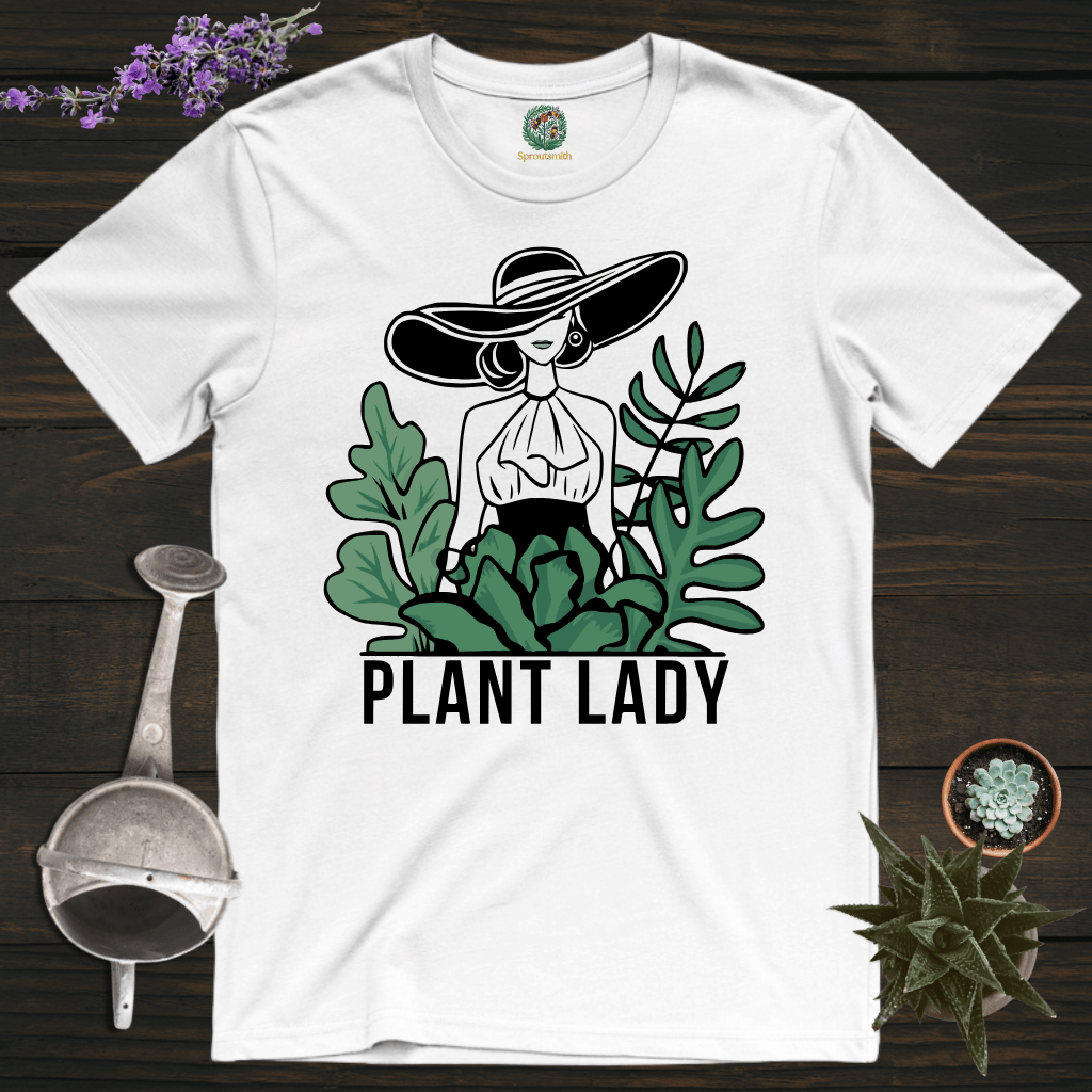 Sproutsmith T-Shirt White / S Plant Lady T-Shirt