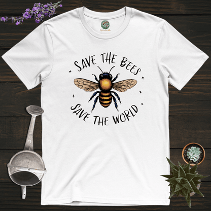 Sproutsmith T-Shirt White / S Save the Bees T-Shirt