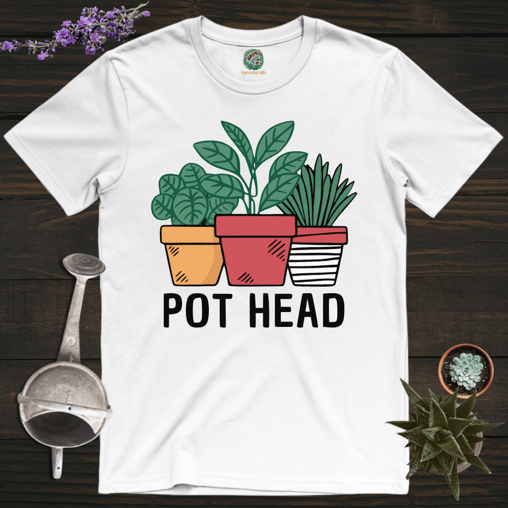 Sproutsmith T-Shirt White / S The Pot Head T-Shirt