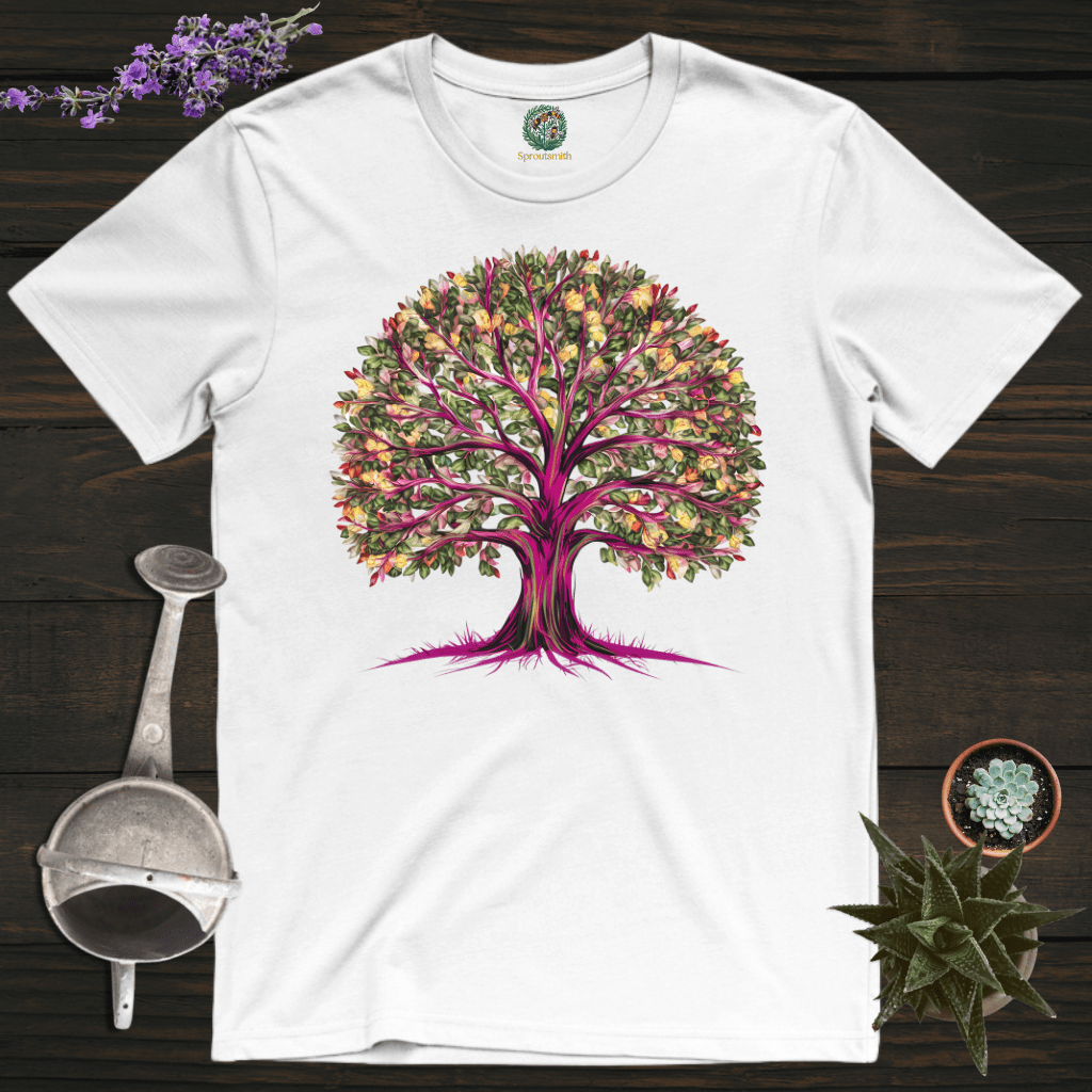 Sproutsmith T-Shirt White / S Vibrant Tree T-Shirt